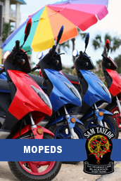 Mopeds At Sam Taylors